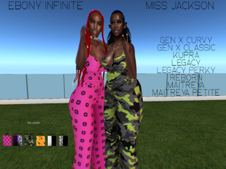Second Life Marketplace - {EI}EBONY INFINITE-miss jackson {ftpk}